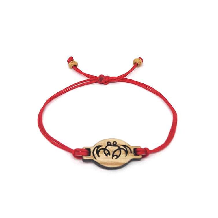Bracelet Horoscope Capricorne – Pendentif en Bois Massif - artisanat Tunisien fait main | ILEYCOM