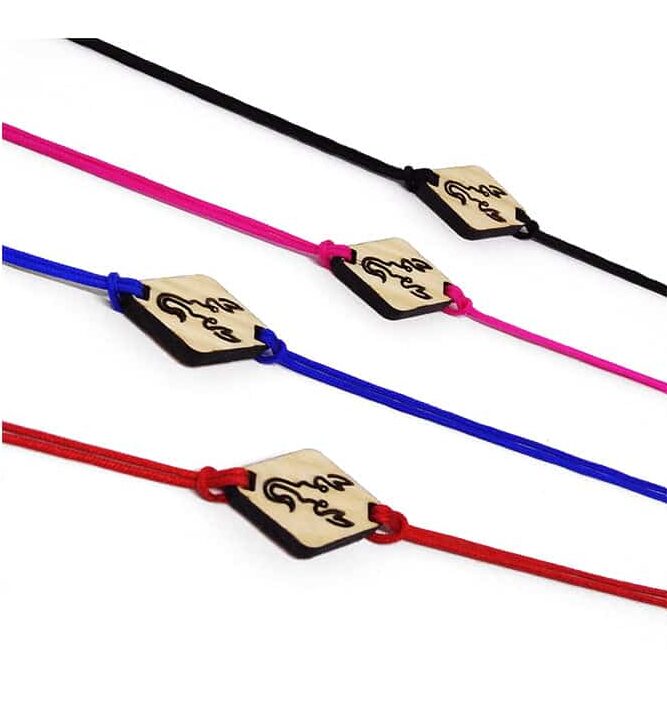 Bracelet Horoscope Scorpion – Pendentif en Bois Massif - artisanat Tunisien fait main | ILEYCOM