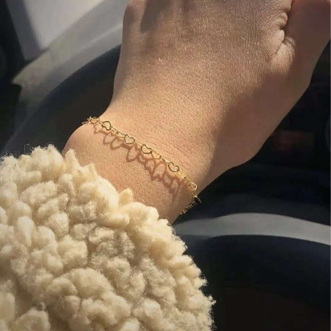 Bracelet LOVE plaqué