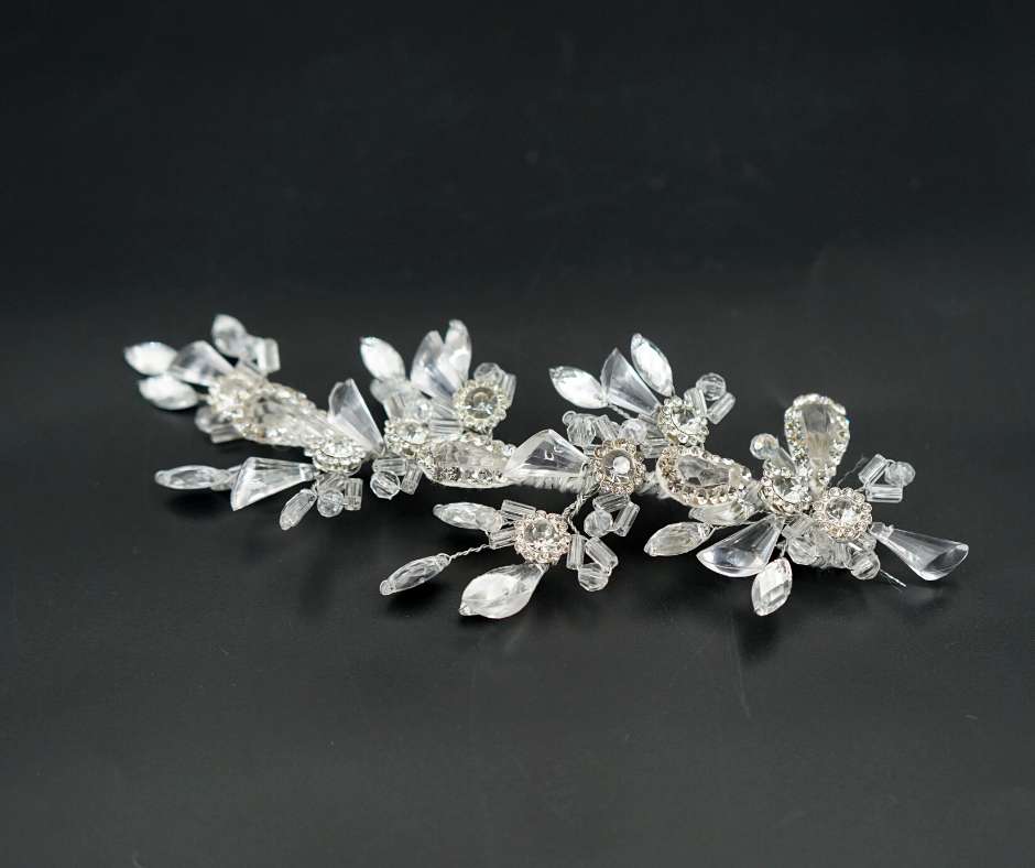 Broche Blanche, modèle florale - artisanat Tunisien fait main | ILEYCOM