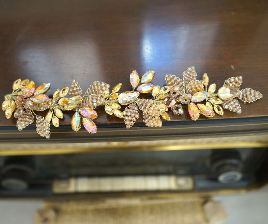 Broche D'orée, modèle losange - artisanat Tunisien fait main | ILEYCOM