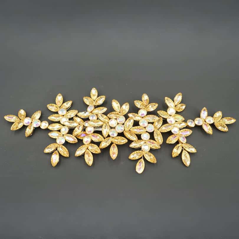 Broche D'orée, modèle plante