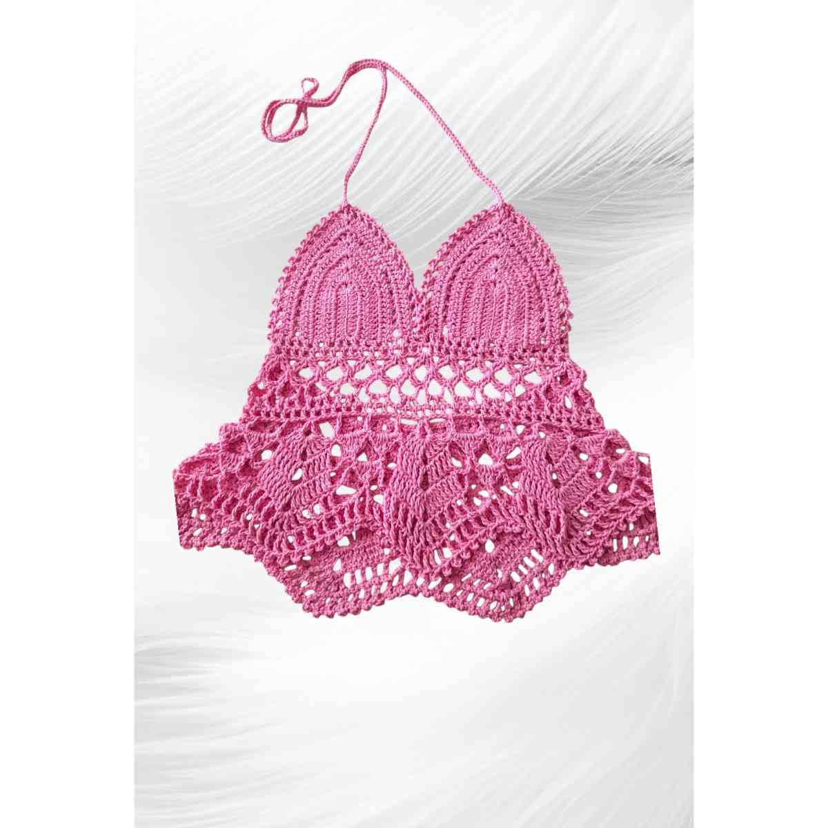 Top crochet 100% coton