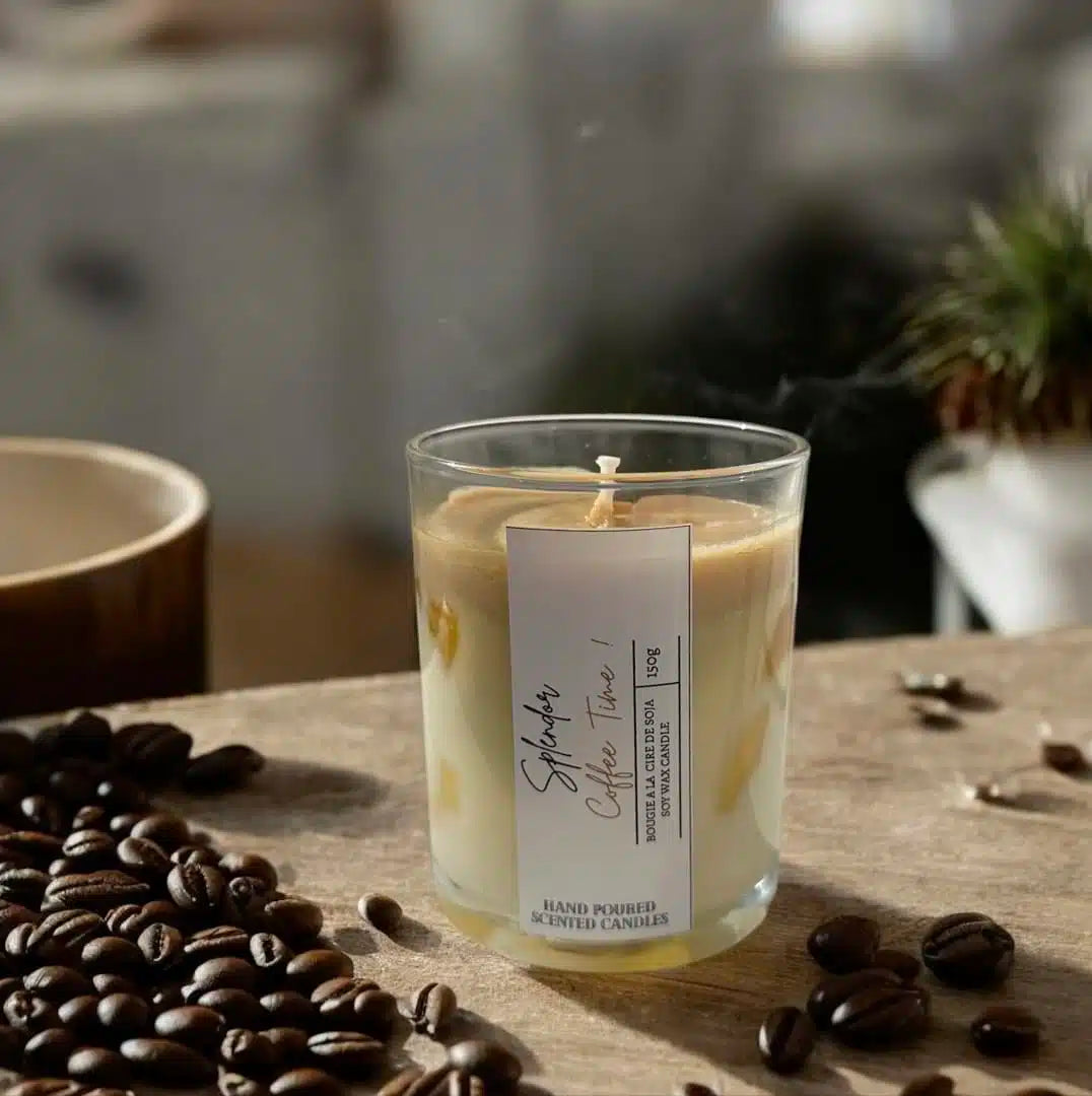 Bougie parfumée "Coffee Time" au cire de soja