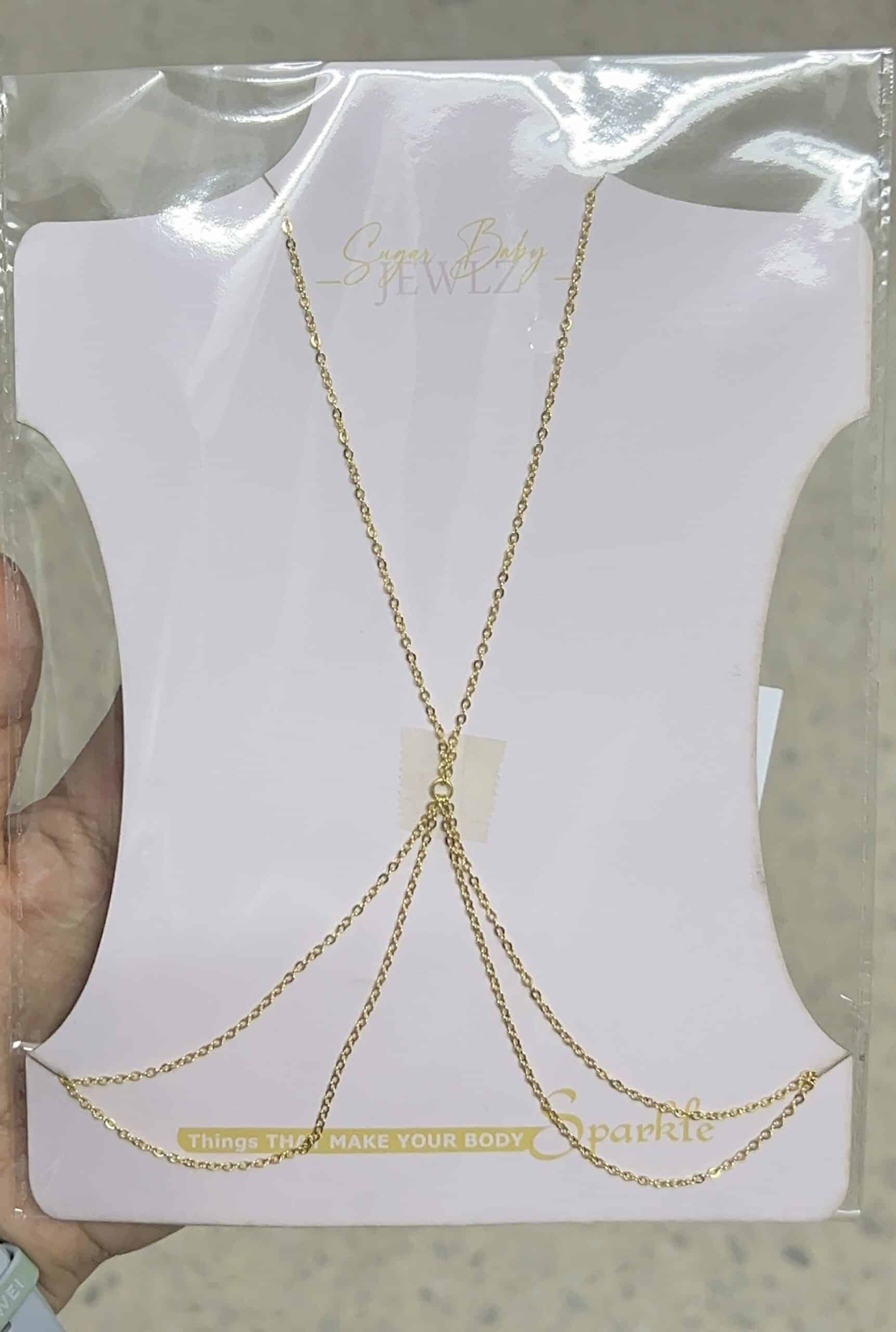Chaîne de corps double en acier inoxydable - Body Chain