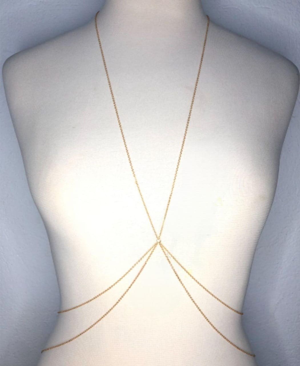 Chaîne de corps double en acier inoxydable - Body Chain