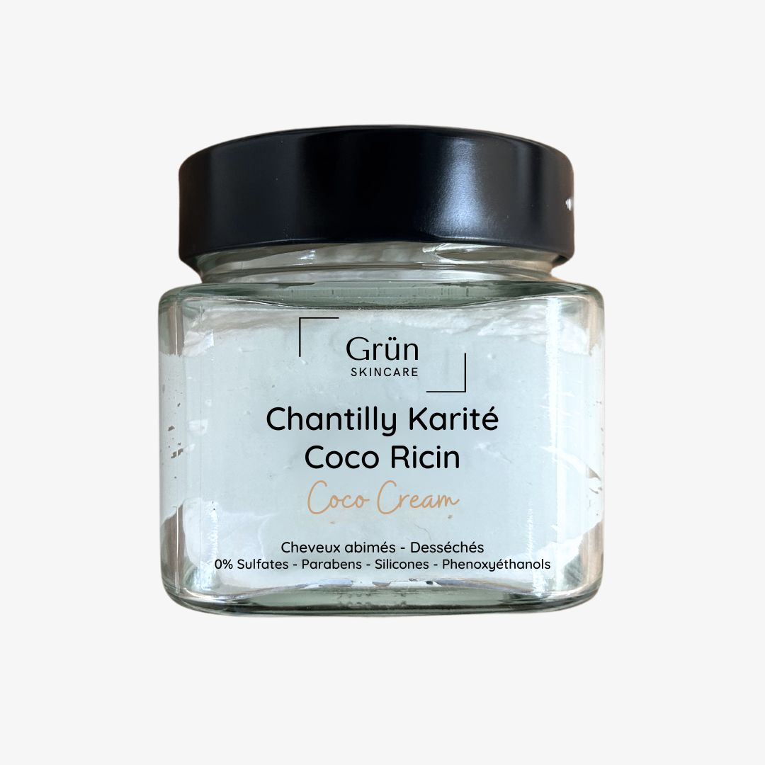 Chantilly Karité Coco Ricin - 200 ml - artisanat Tunisien fait main | ILEYCOM