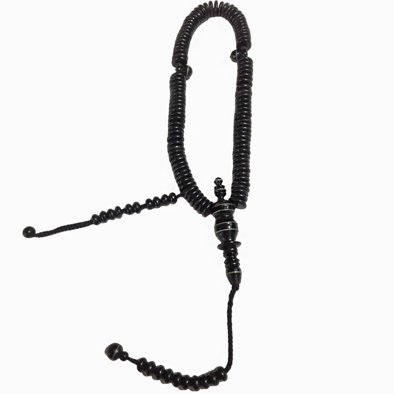 Subḥa en Pierre de Yabnouz 99 Perles Naturelles