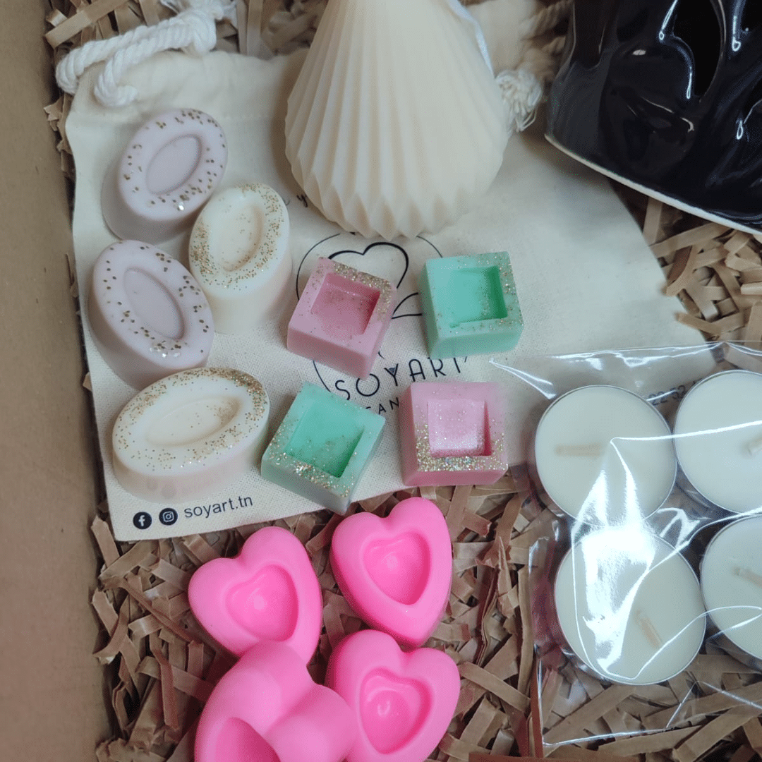 Charm box "Brûleur céramique + fondants parfumés" - artisanat Tunisien fait main | ILEYCOM