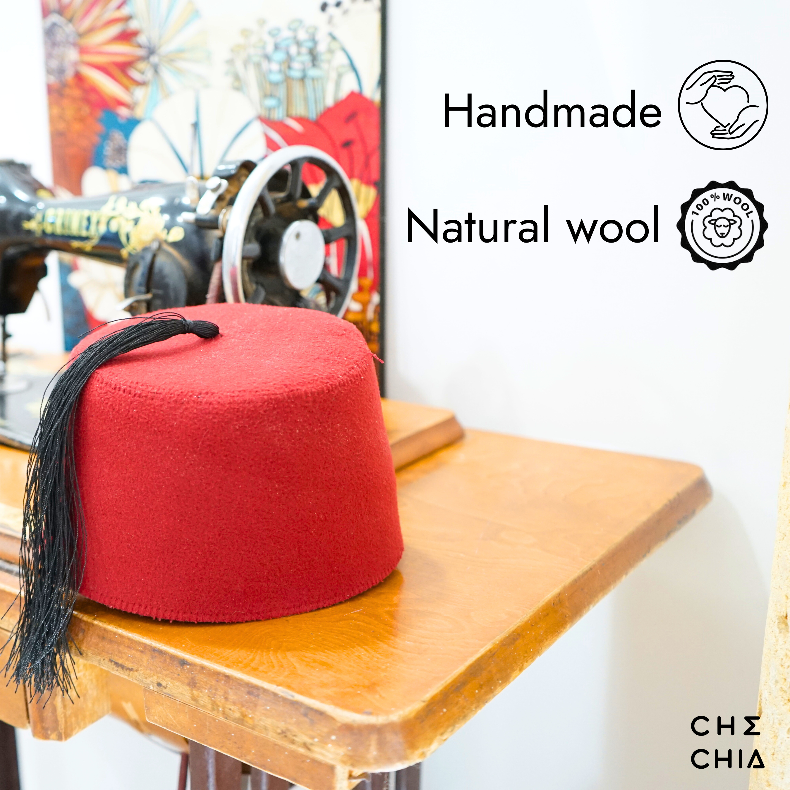 Chechia Marocaine - Tarbouche Marocain - artisanat Tunisien fait main | ILEYCOM
