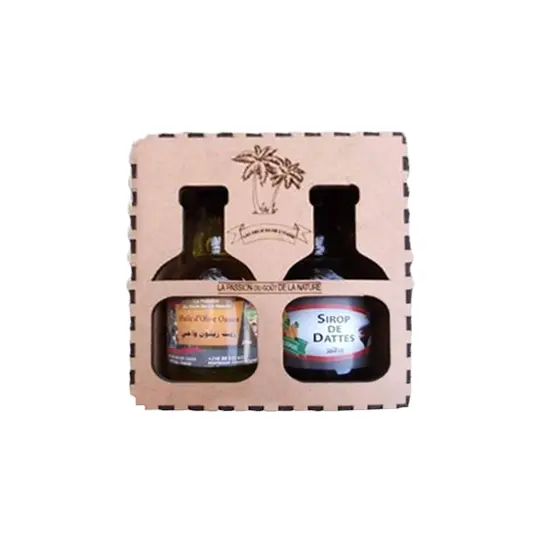 coffret robb de dattes + huile d’olive oasienne - artisanat Tunisien fait main | ILEYCOM
