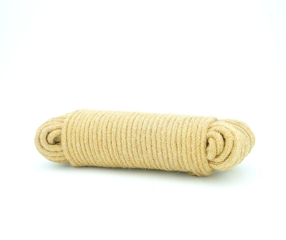 Corde de jute 8 mm Naturel - artisanat Tunisien fait main | ILEYCOM