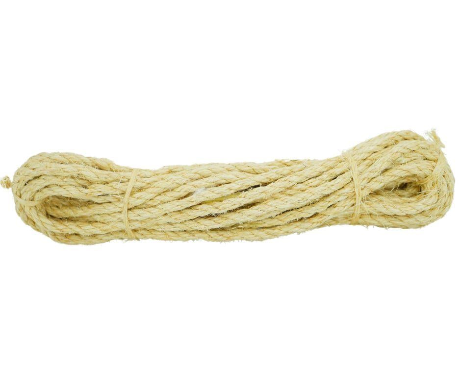 Corde de sisal 6 mm naturel - artisanat Tunisien fait main | ILEYCOM