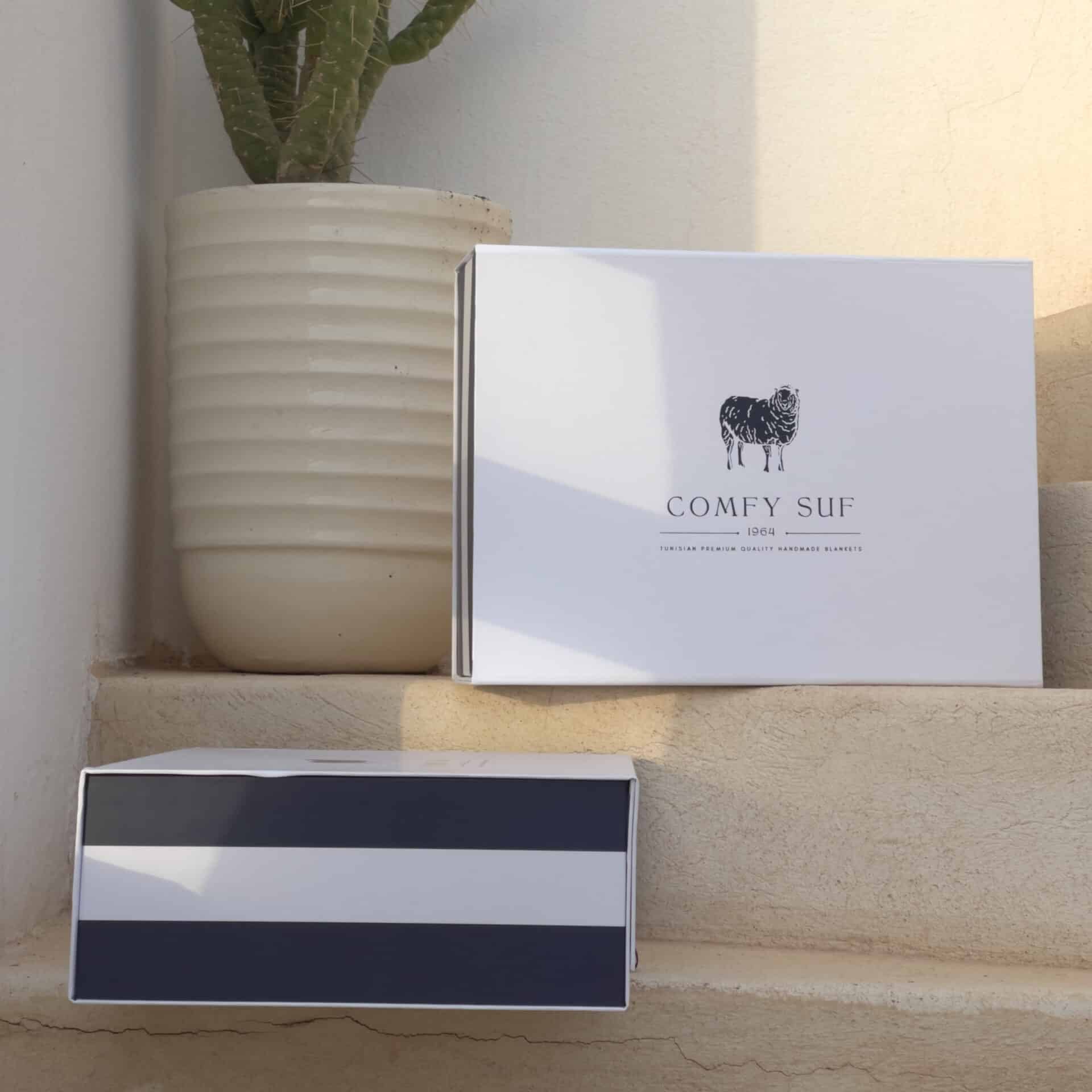 Couverture Amazigh 100% Laine - artisanat Tunisien fait main | ILEYCOM