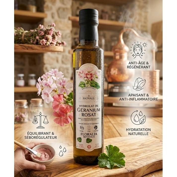Hydrolat géranium rosat 250 ml