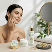 Crème &amp; Gel Visage Oliban Naturel - Hydratation Éclatante