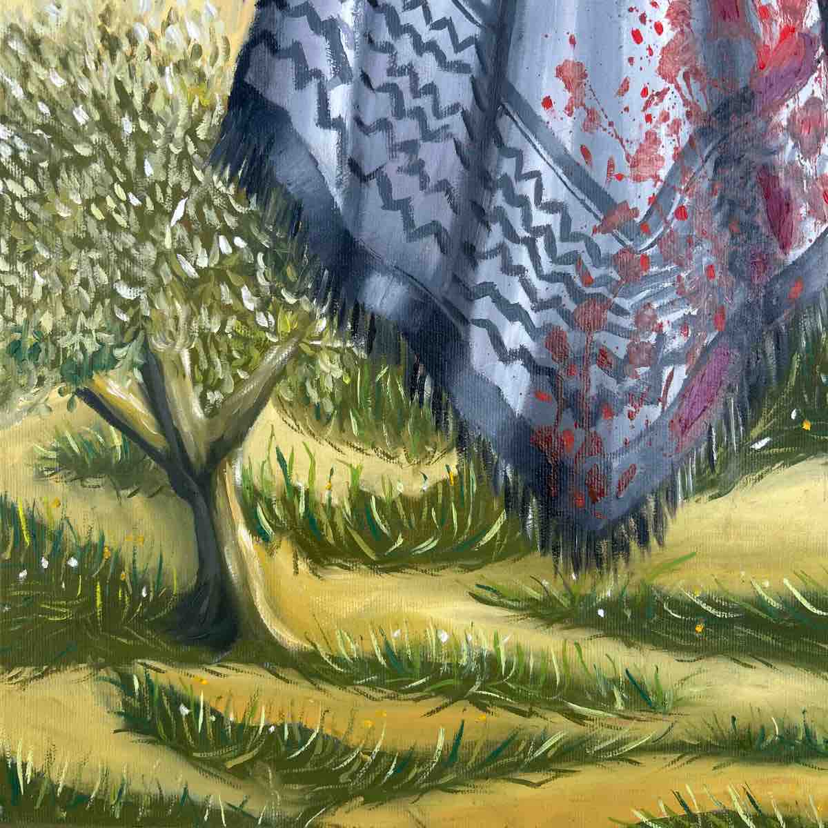 Peinture à l'huile unique pour un intérieur élégant