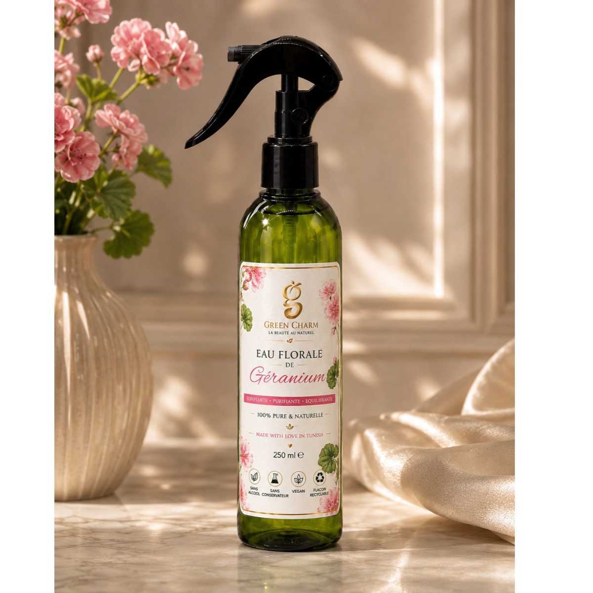 eau florale géranium 250 ML un trésor bio