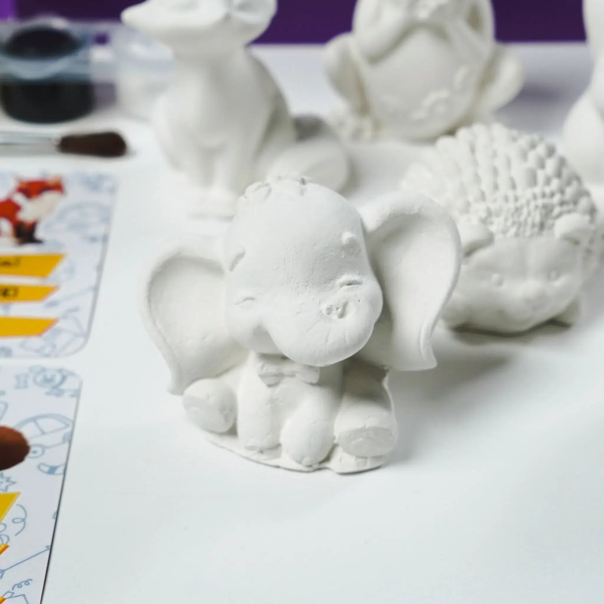 Kit de Peinture 3D Animaux en Plâtre - Créativité Augmentée