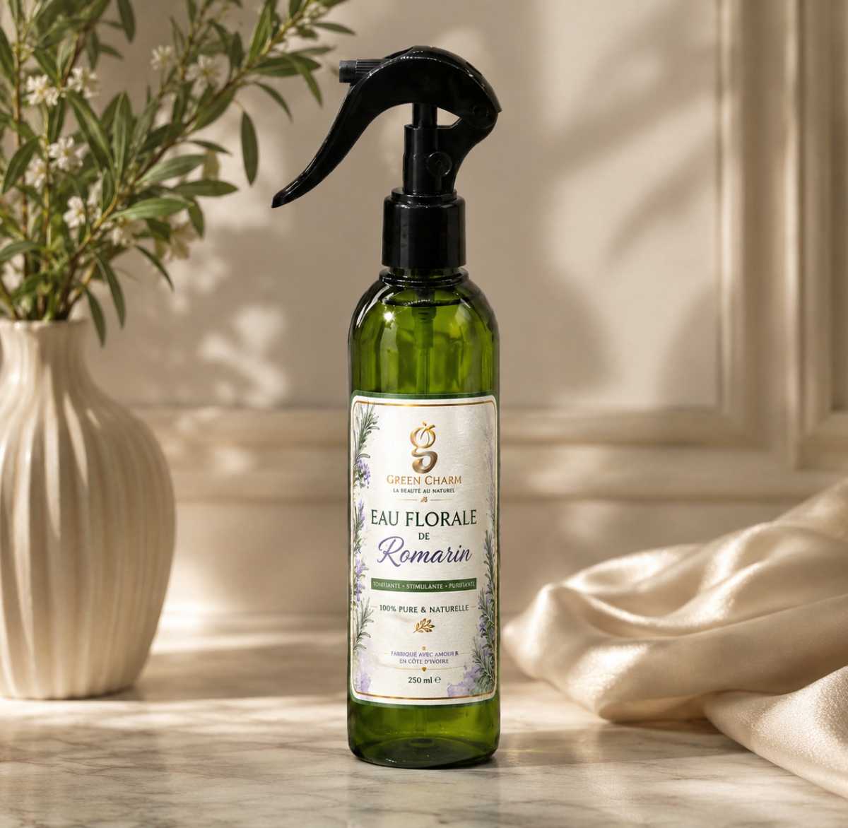 Eau florale de Romarin bienfaits exceptionnels pour votre peau