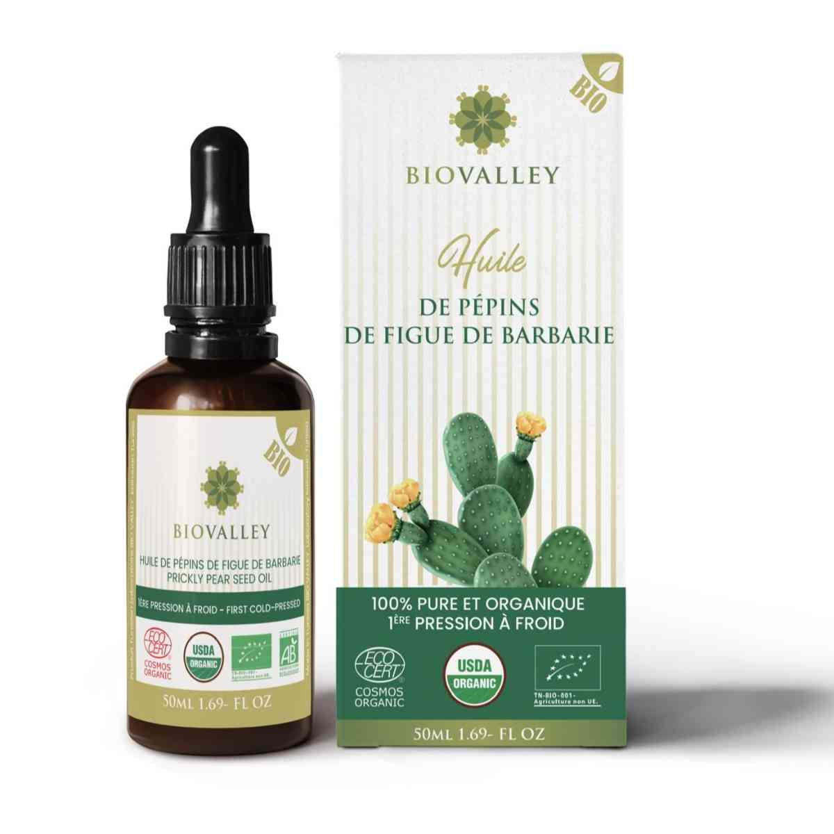 Huile de pépins de figue de barbarie BIO 50 ml