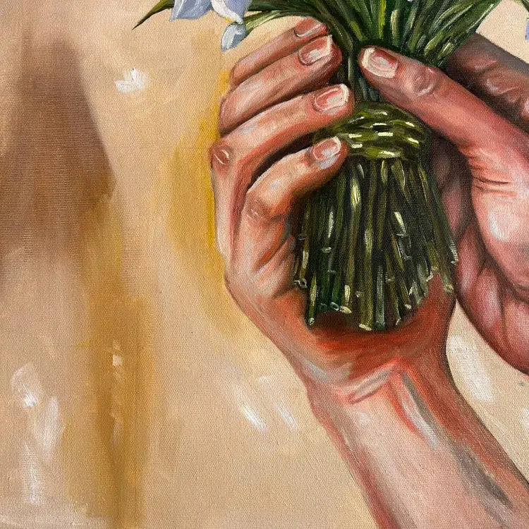 tableau fleurs élégance et tendresse pour votre intérieur