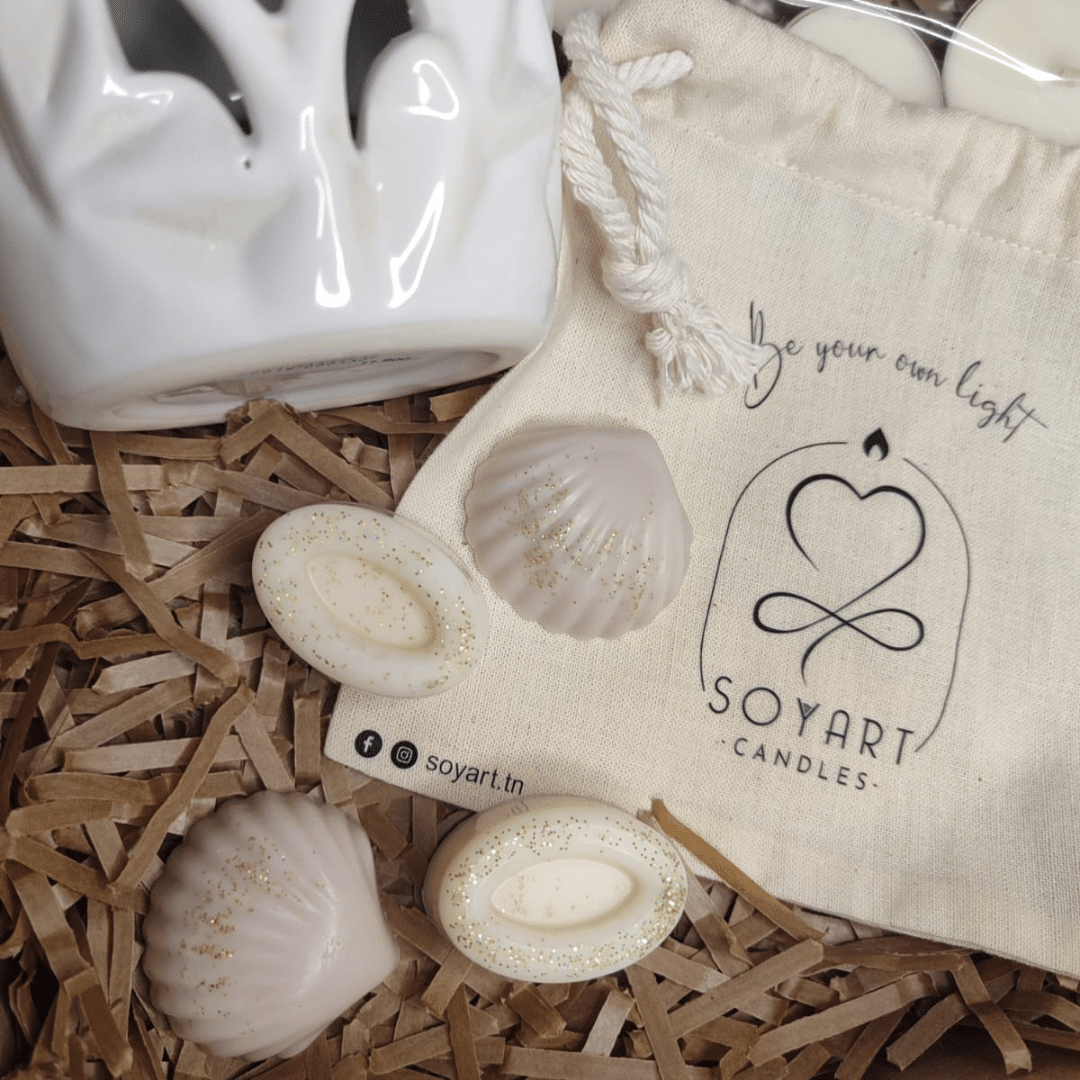 Discovery Box "Brûleur céramique + fondants parfumés" - artisanat Tunisien fait main | ILEYCOM