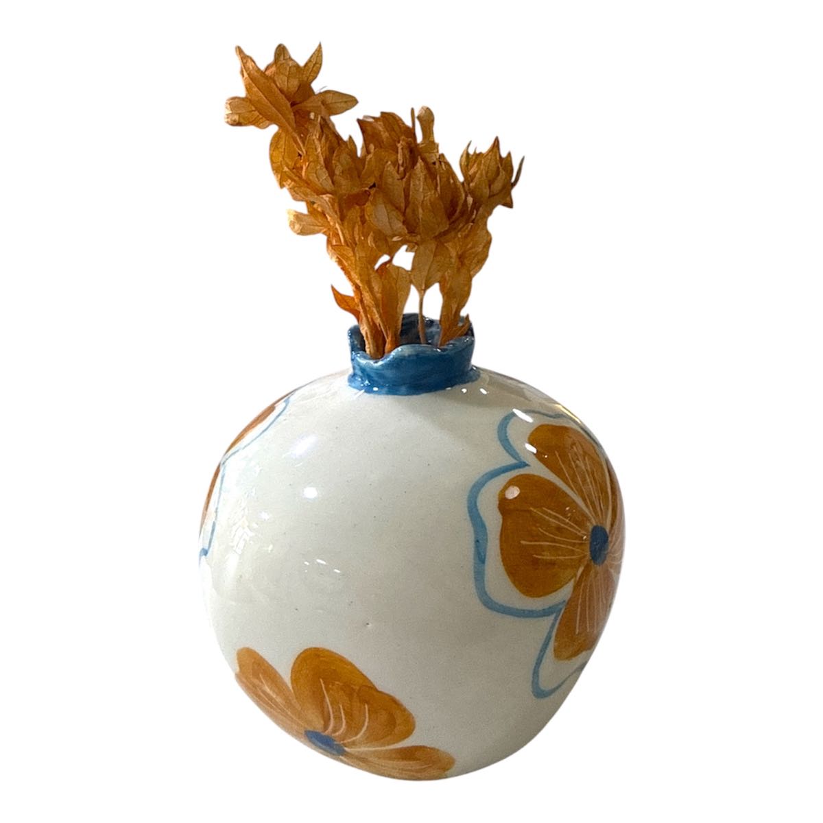 grenade céramique fleur un décor élégant et unique