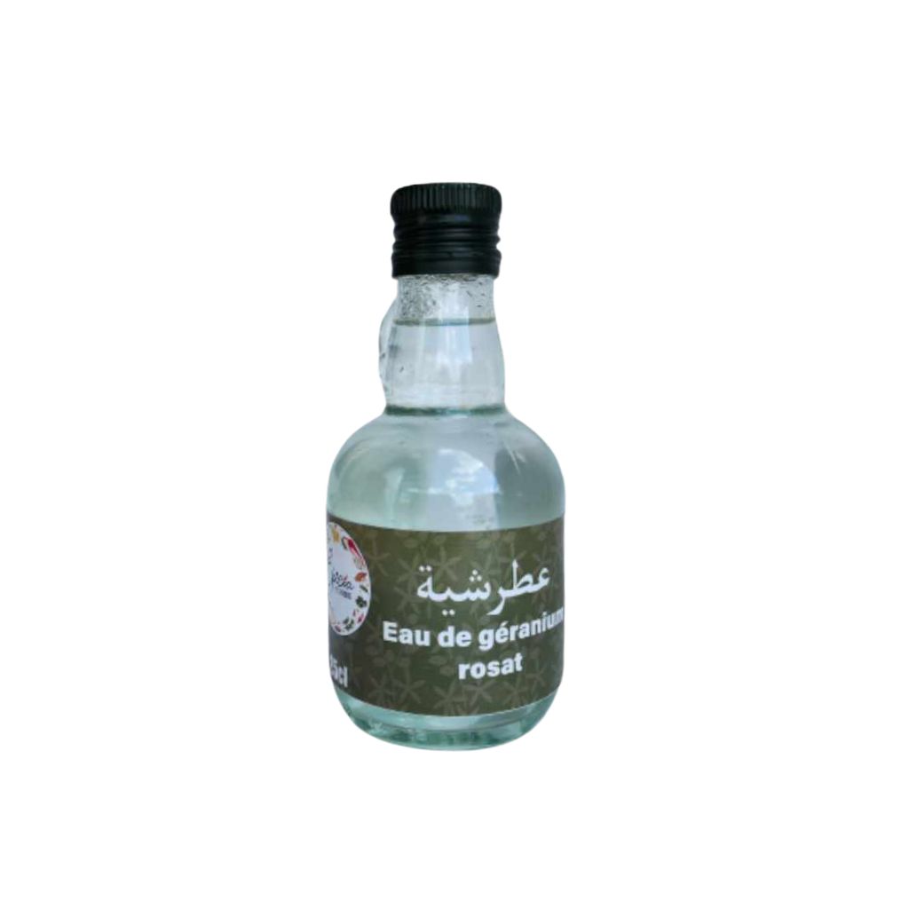 Eau de géranium rosat - artisanat Tunisien fait main | ILEYCOM