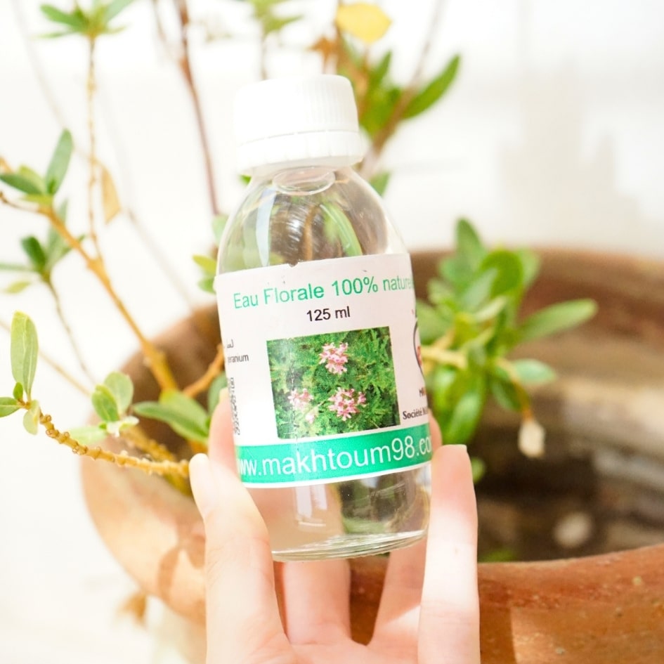 Eau florale de géranium 100% naturelle - artisanat Tunisien fait main | ILEYCOM