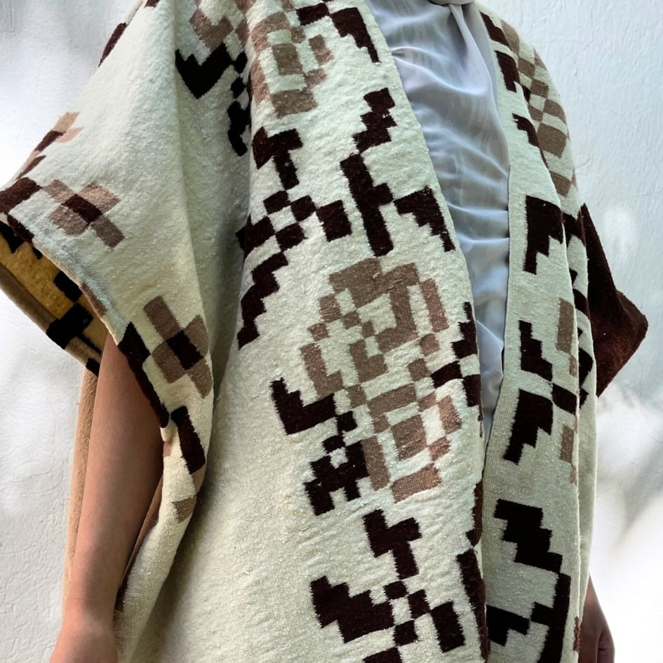 Ensemble Gilet, chapeau et sac en laine vierge tissé à la main - artisanat Tunisien fait main | ILEYCOM