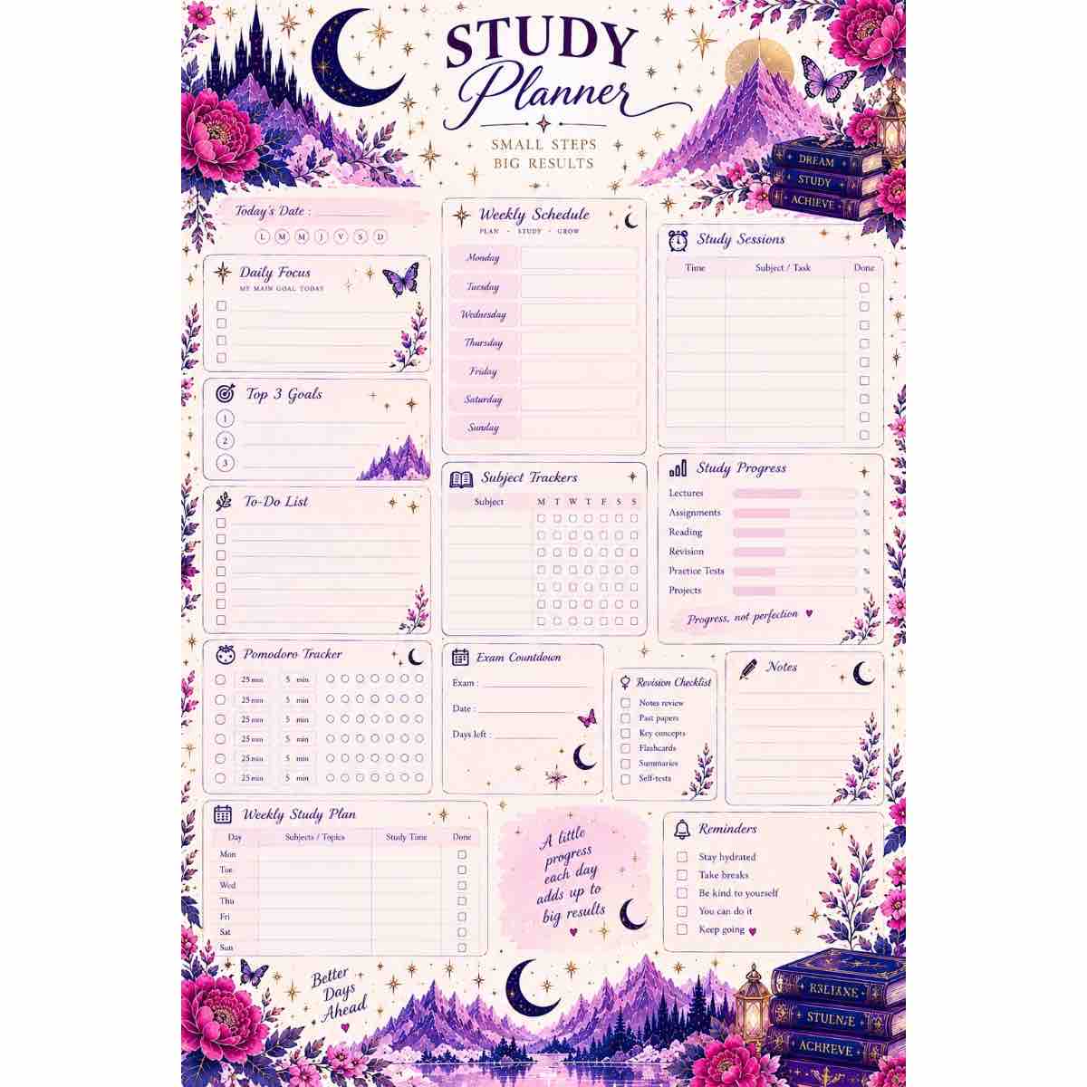 Planificateur premium pour organiser vos journées avec succès