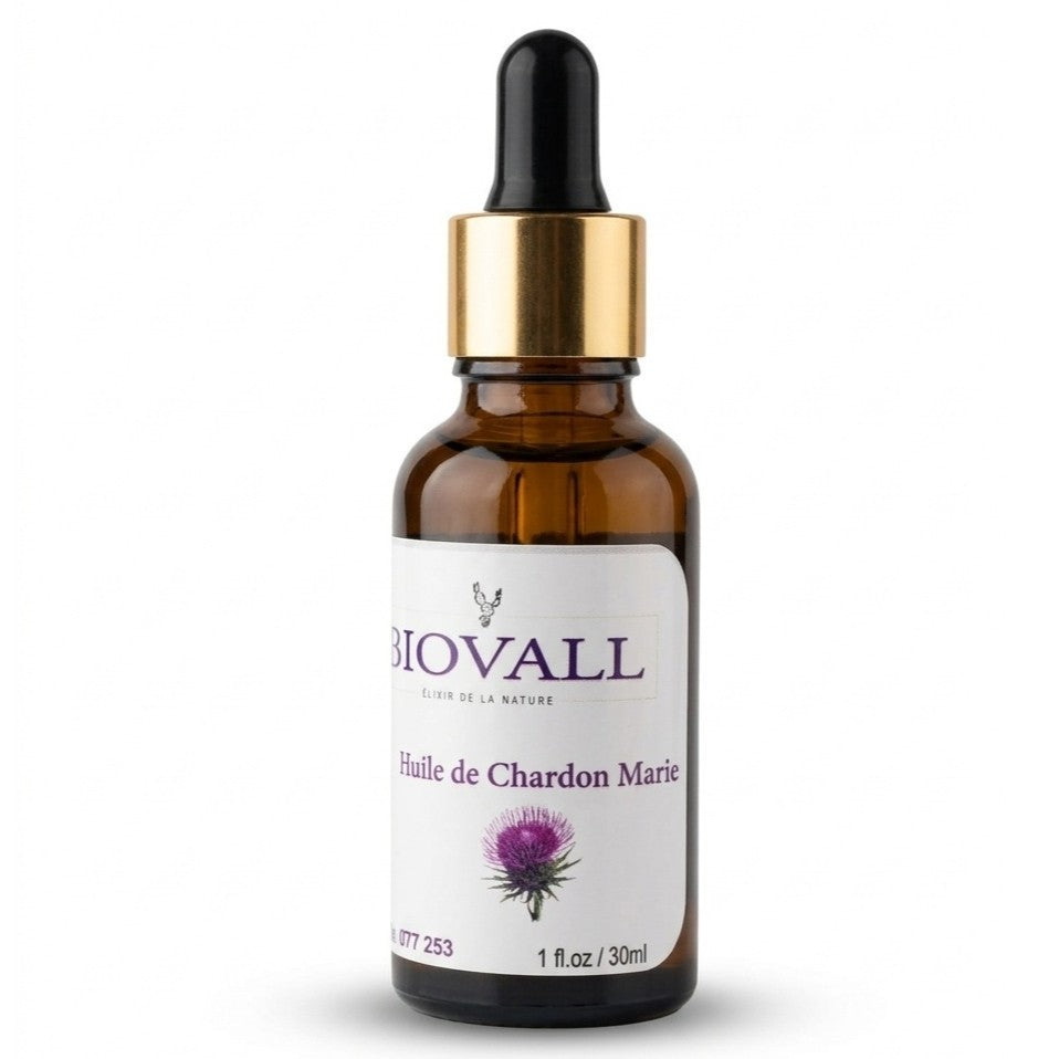 Huile de chardon marie pure pour une santé éclatante