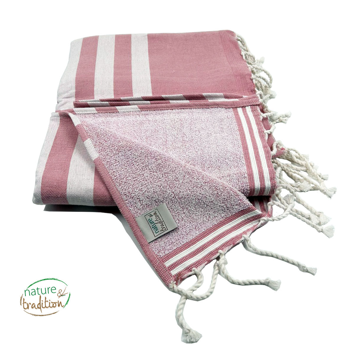 Fouta éponge écoresponsable pour un séchage ultra rapide
