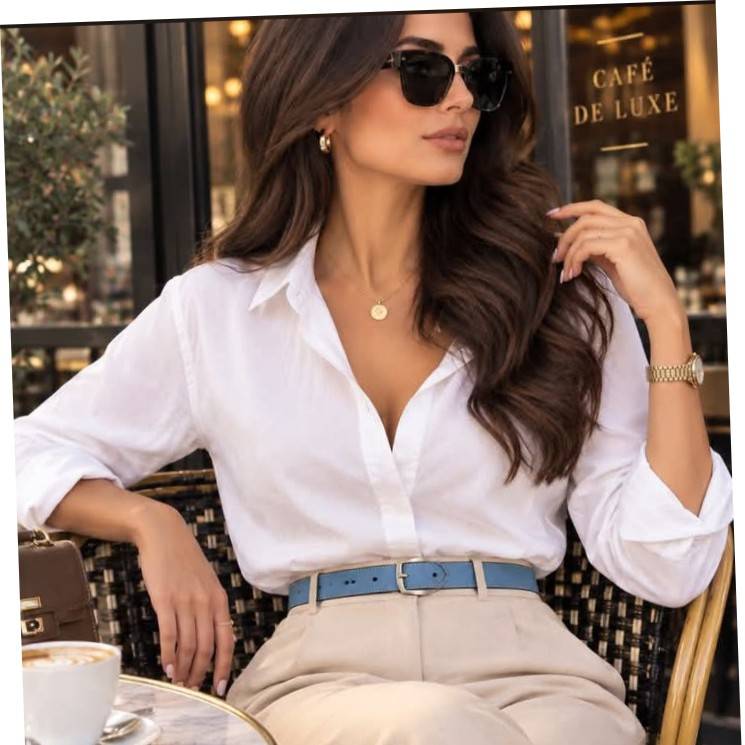 Ceinture en cuir pour femme