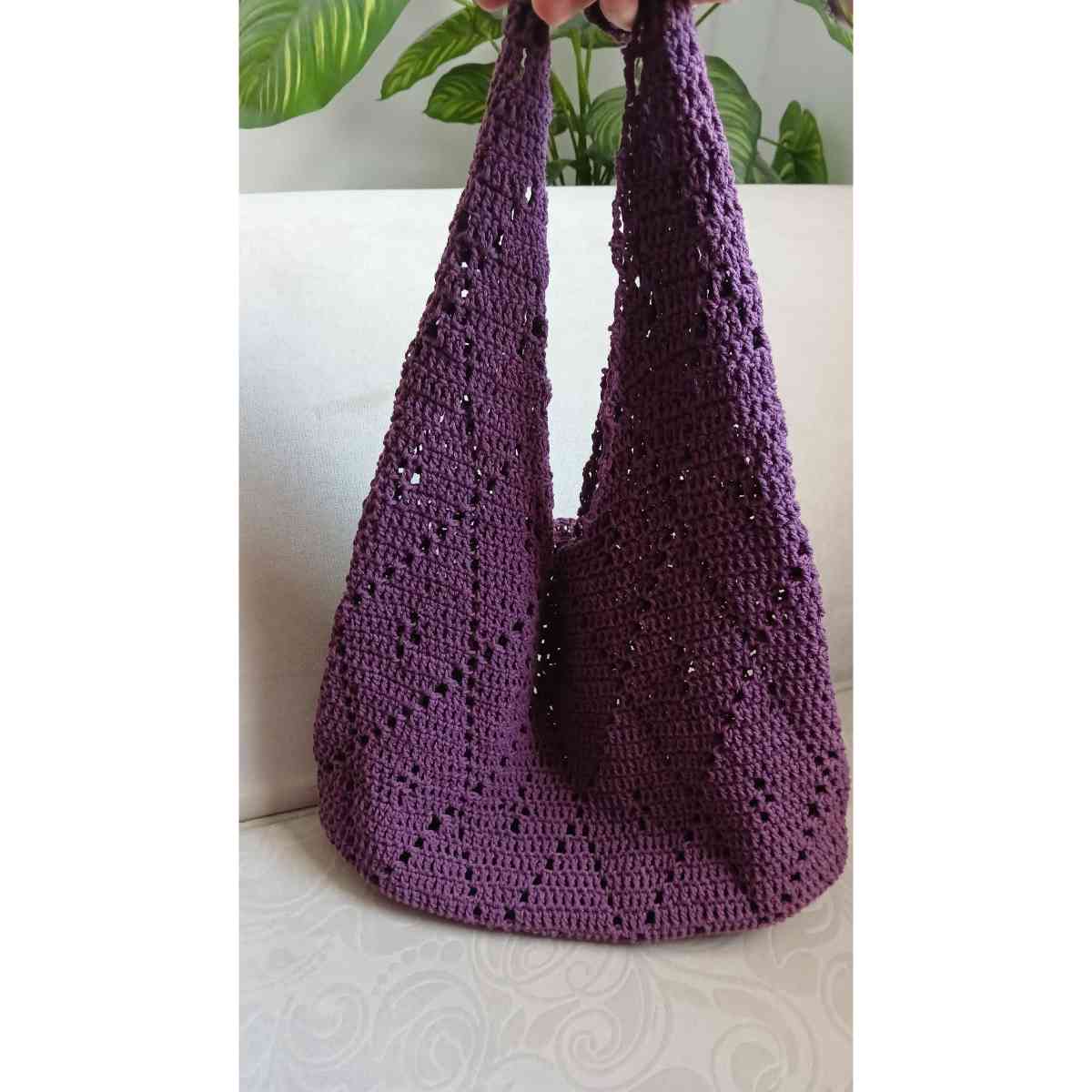 Sac en crochet Violetta au design exclusif et chic