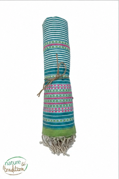 Fouta berbère éco-responsable élégance et tradition à portée de main