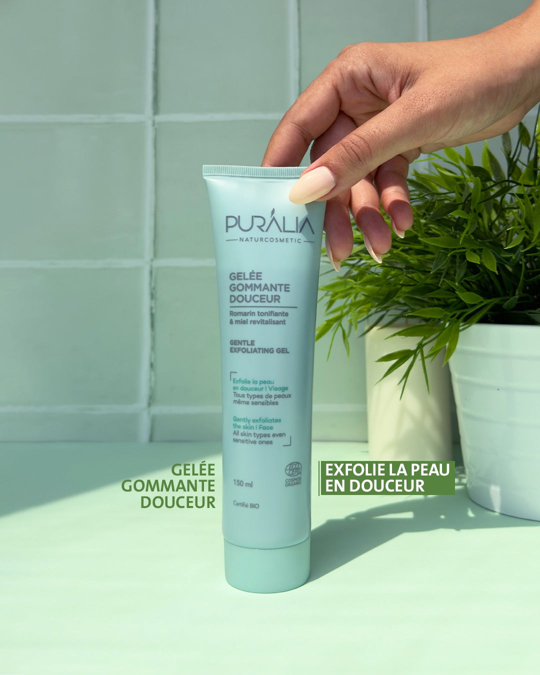 Gelée gommante douceur BIO pour une peau éclatante et saine
