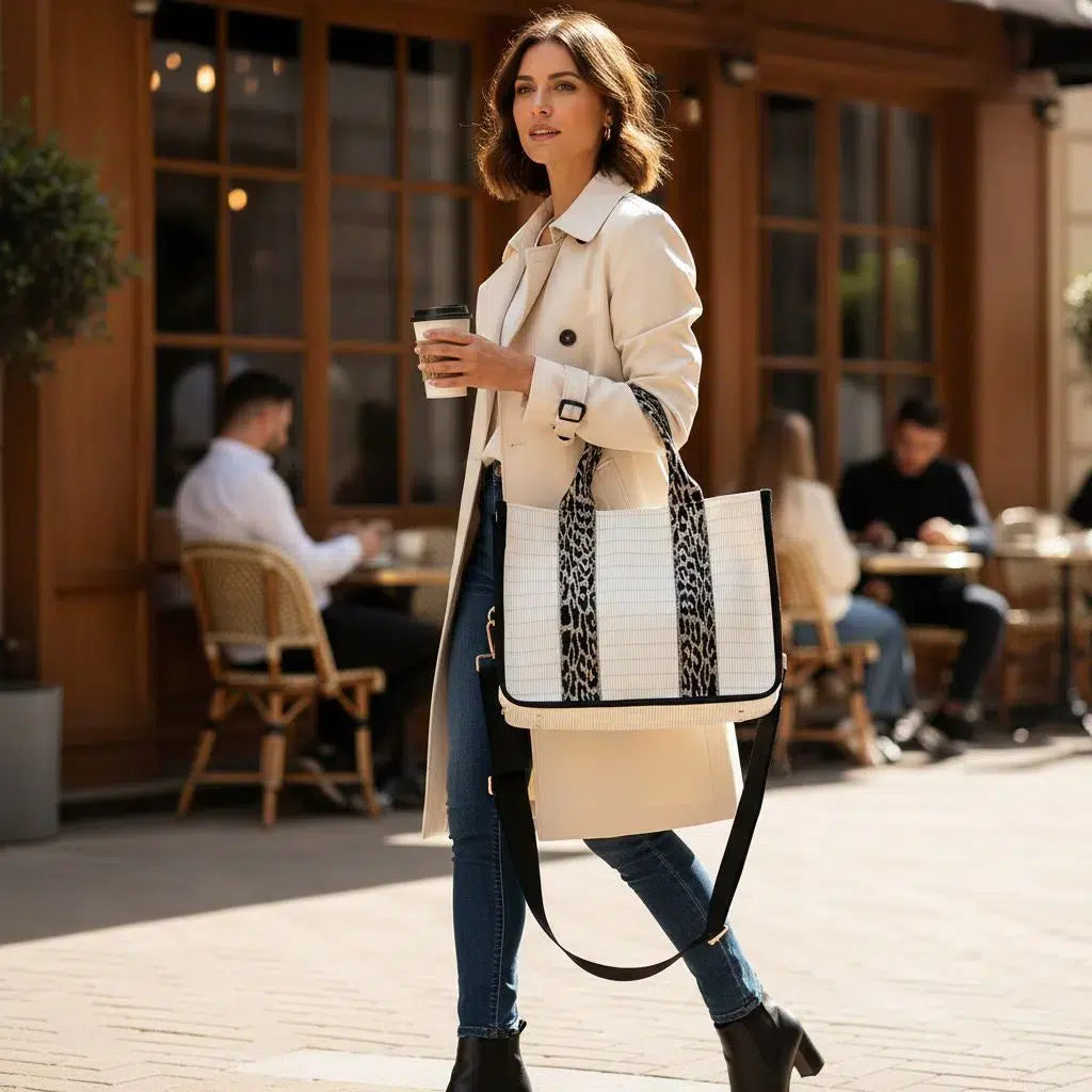 sac chic blanc bandoulière l'élégance à portée de main