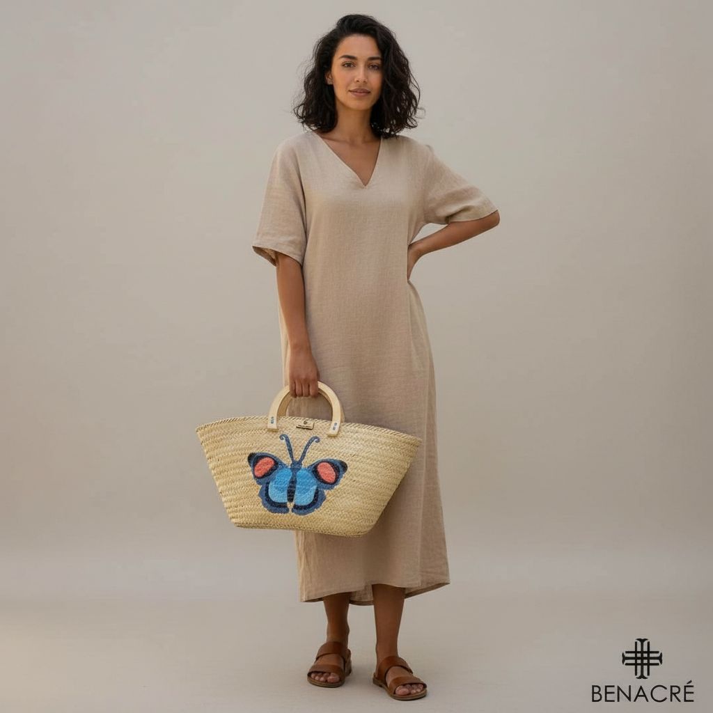 couffin bohème chic en bois pour un style élégant et unique