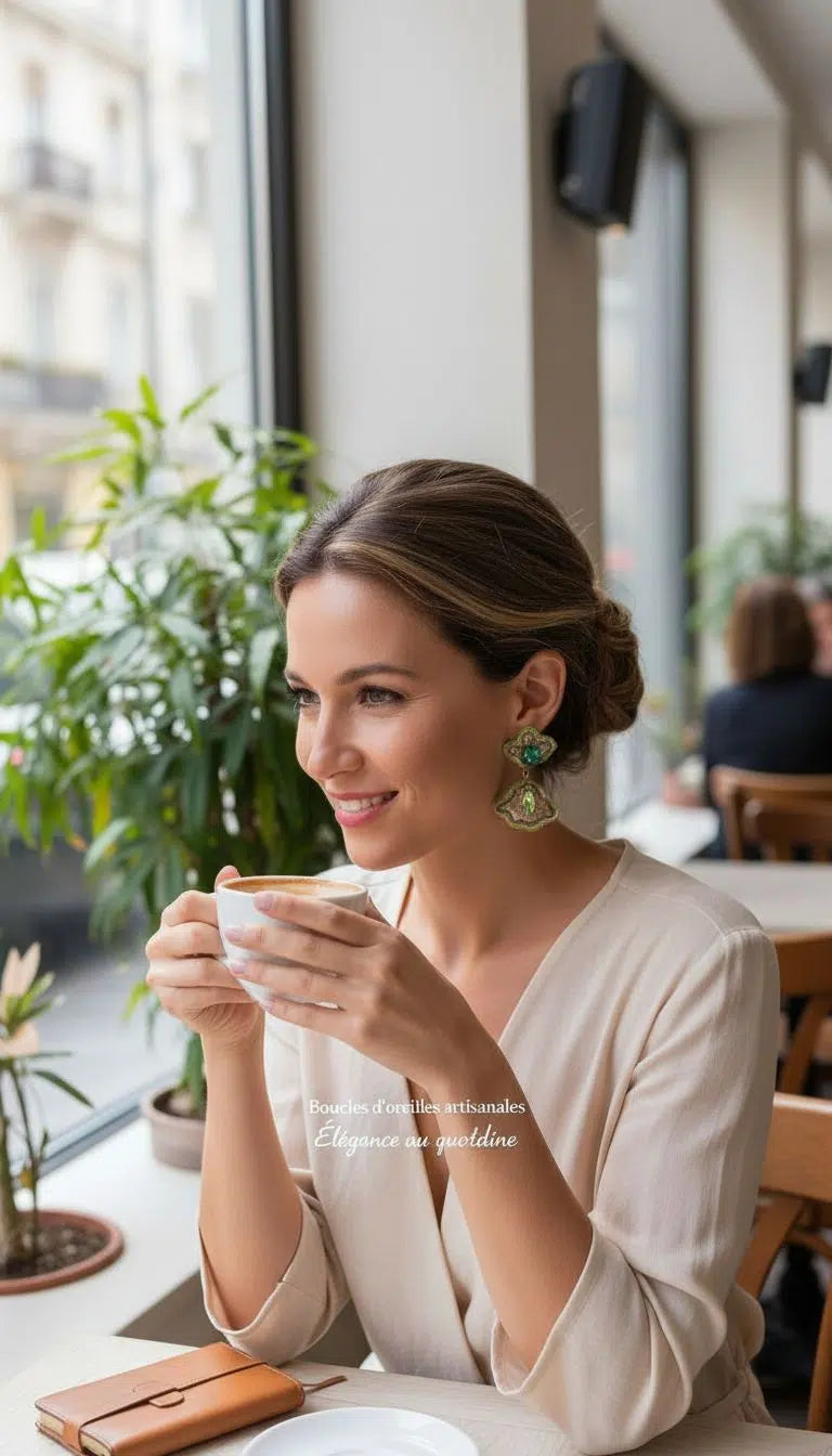 Boucles d'oreilles artisanales élégance unique pour un style raffiné