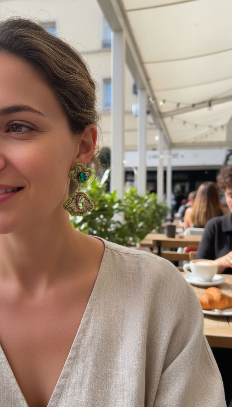 Boucles d'oreilles artisanales élégance unique pour un style raffiné