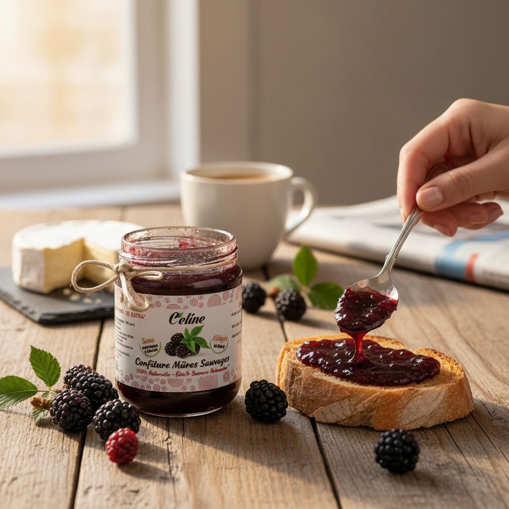 Confiture mûres artisanale un délice naturel irrésistible