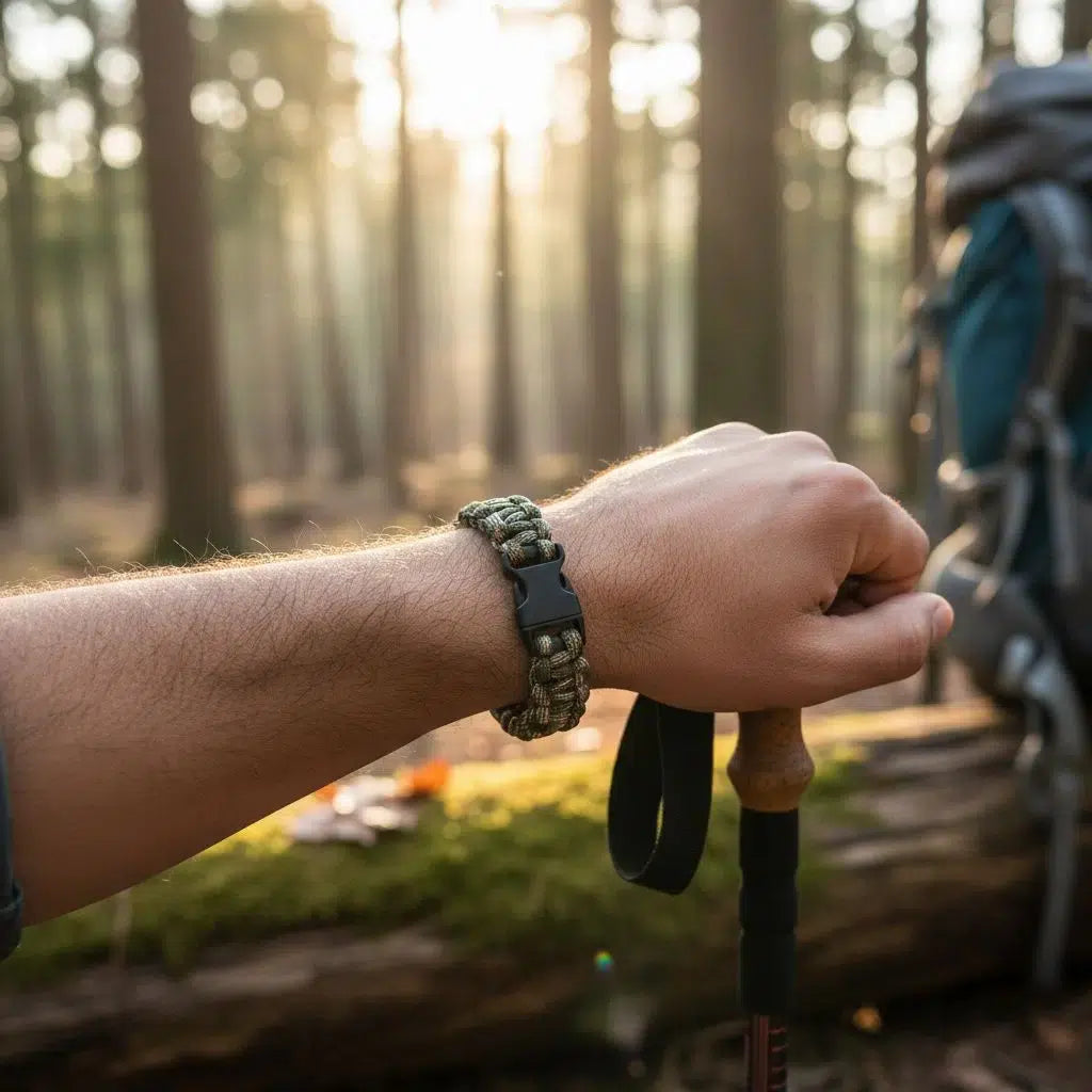 Bracelet de survie pour homme en Paracorde