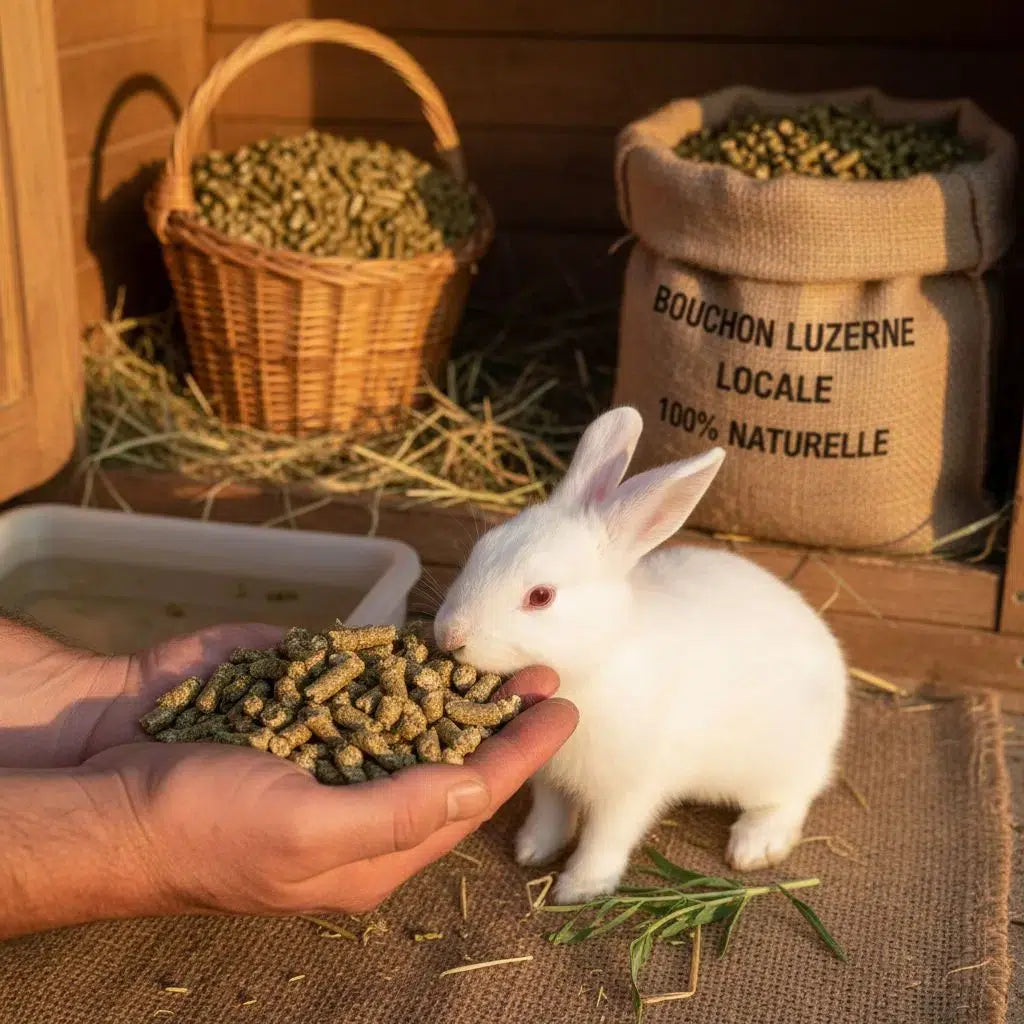 Bouchon luzerne premium 100 pourcent naturel riche en protéines