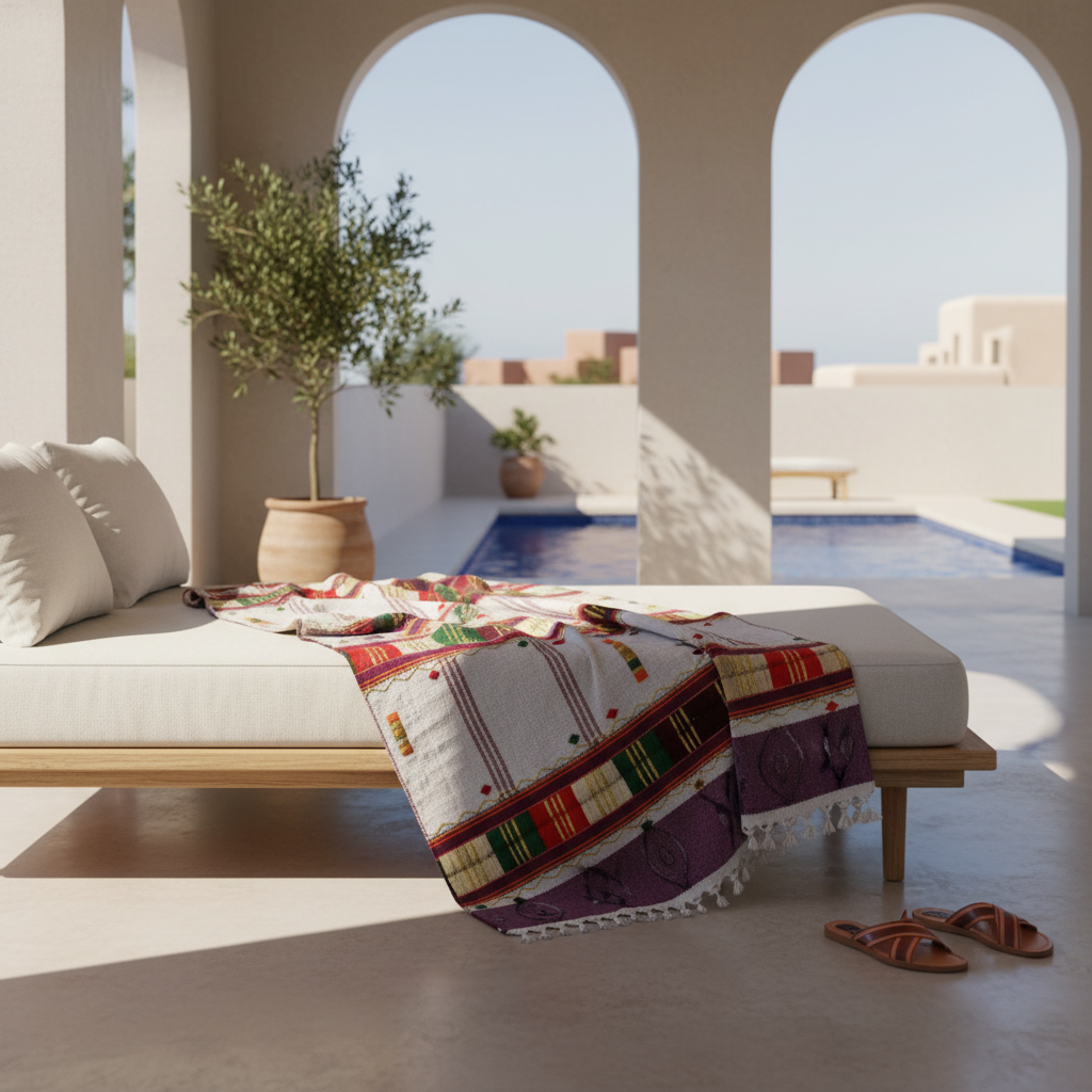 Fouta djerbienne pour un style intemporel unique