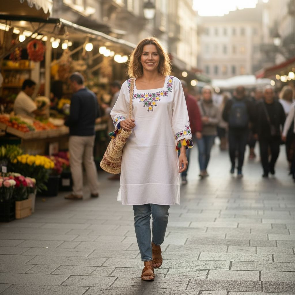 Robe élégante brodée pour un style unique et irrésistible