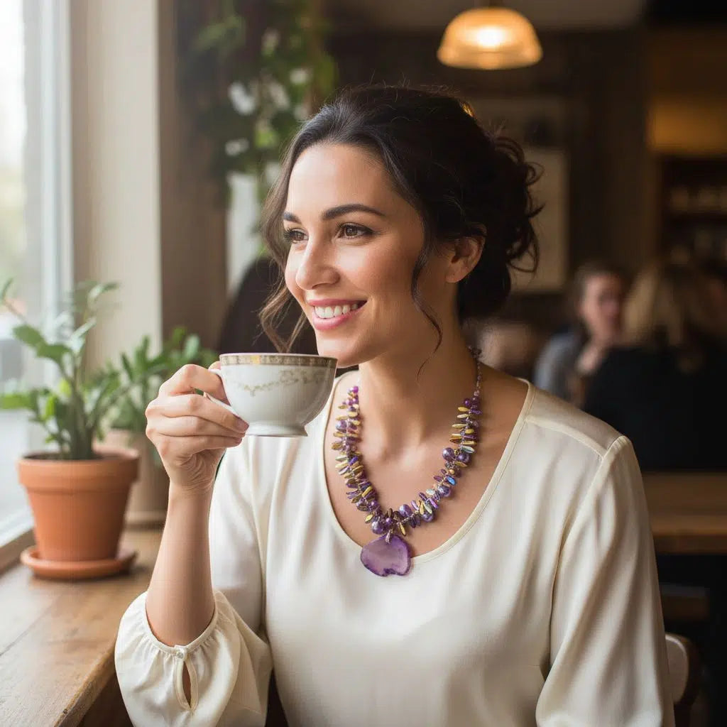 collier boho rose tendance pour un style unique et chic