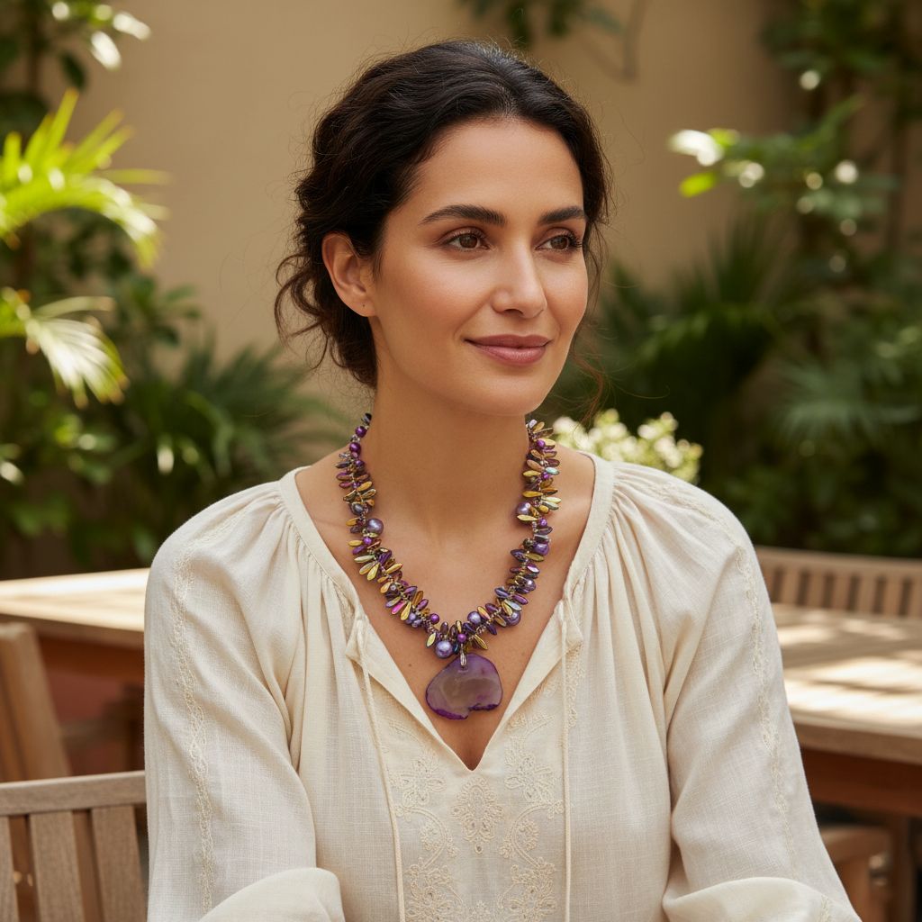 collier boho rose tendance pour un style unique et chic