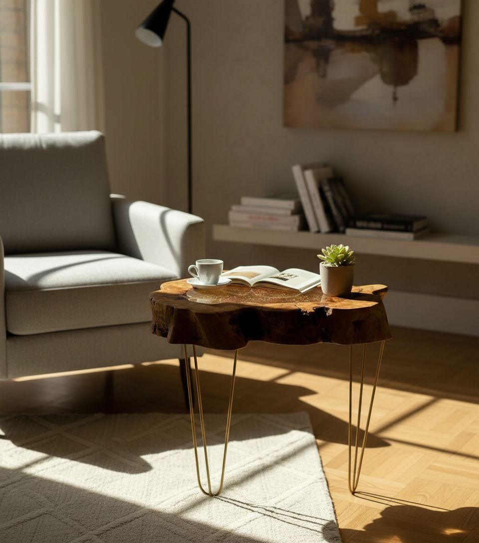 table moderne Flora light of olive élégance et design unique